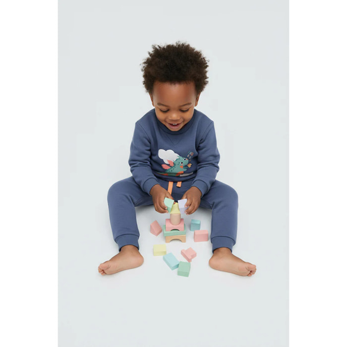 Felpa e jogger per neonato Dragon Tale