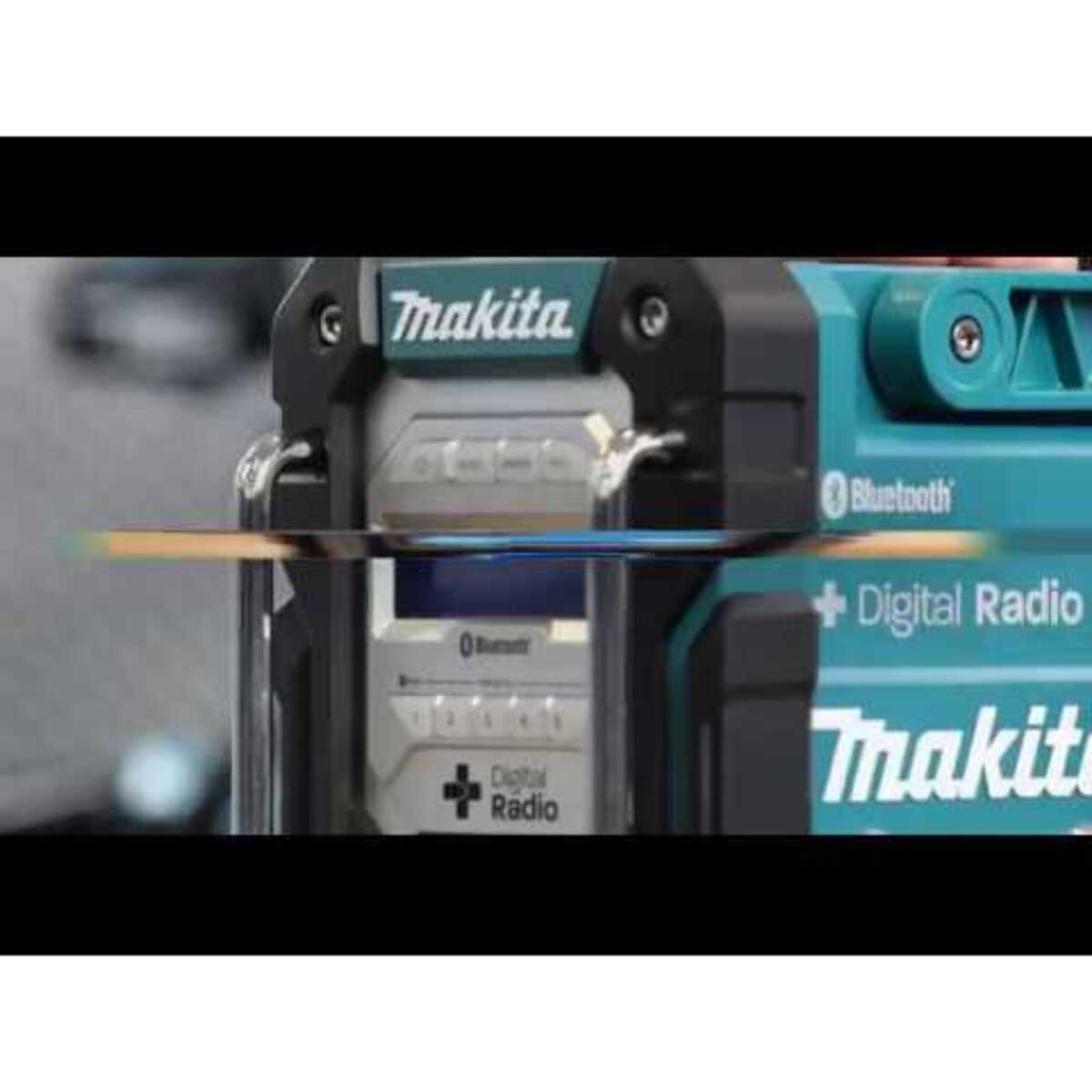 MAKITA 7.2 to 18 V Li-Ion Construction Radio - Sin batería ni cargador - DMR112