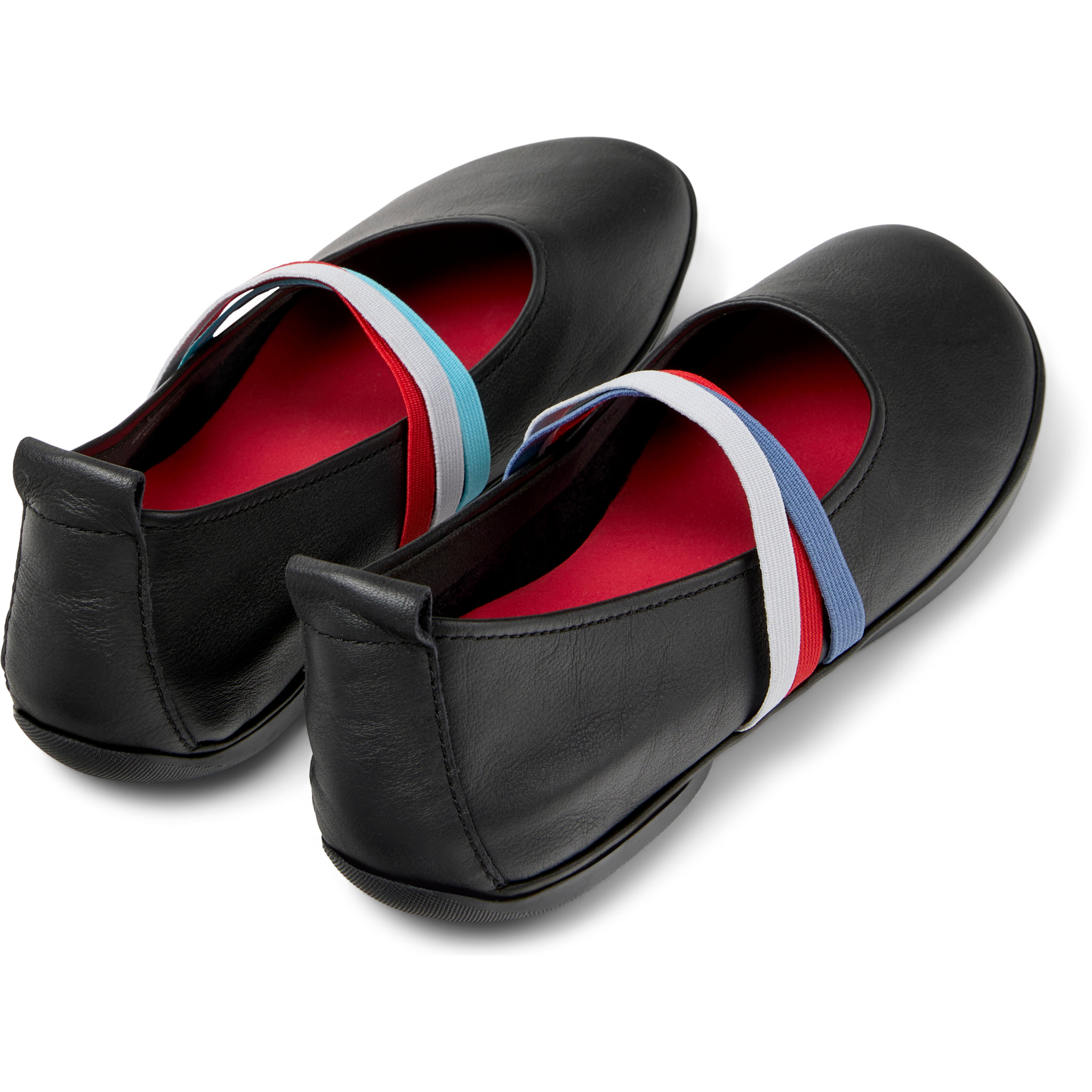 Bailarinas - CAMPER Right Nina Twins - Negro - Cuero liso