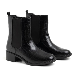 Tronchetto classico con calzata elastica - NERO COCO