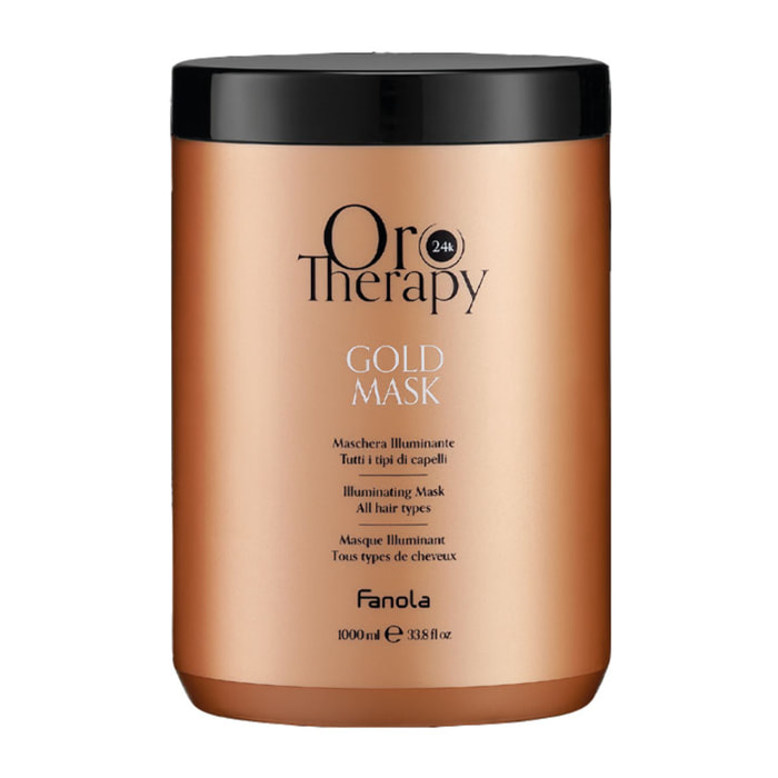FANOLA Gold Therapy Mascarilla Iluminadora Dorada 1000ml