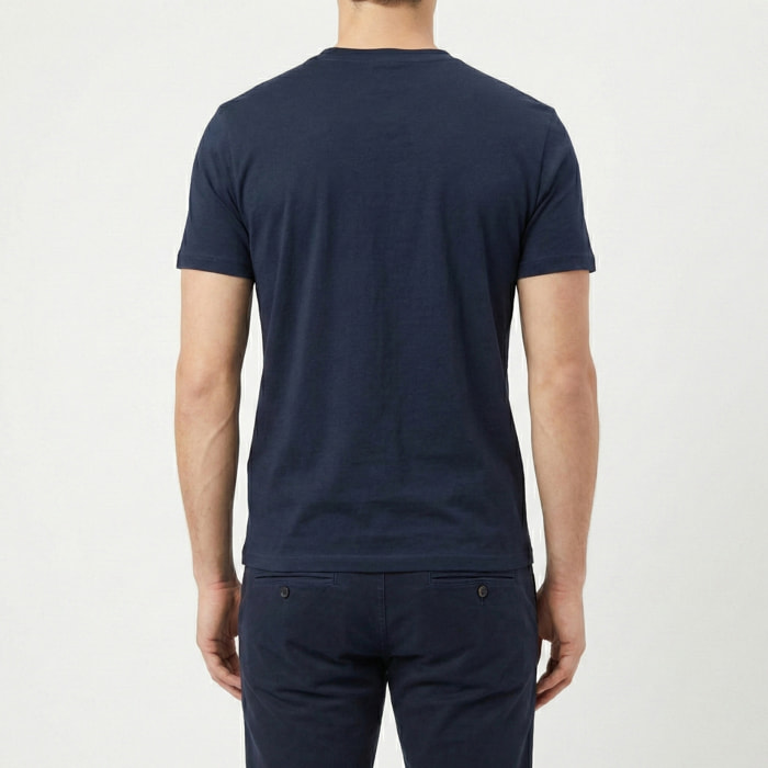 T-shirt jersey bio washed con logo