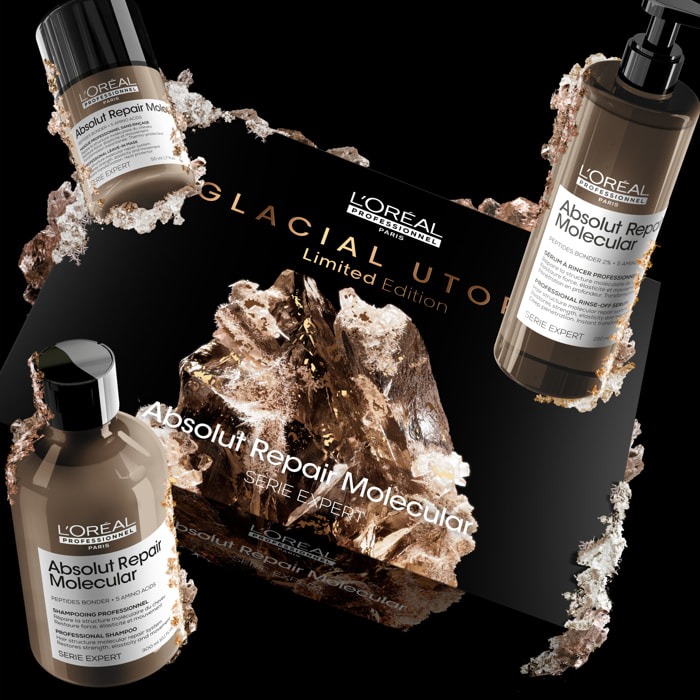 L'Oréal Professionnel Serie Expert Coffret Trio Absolut Repair Molecular - cheveux très abîmés