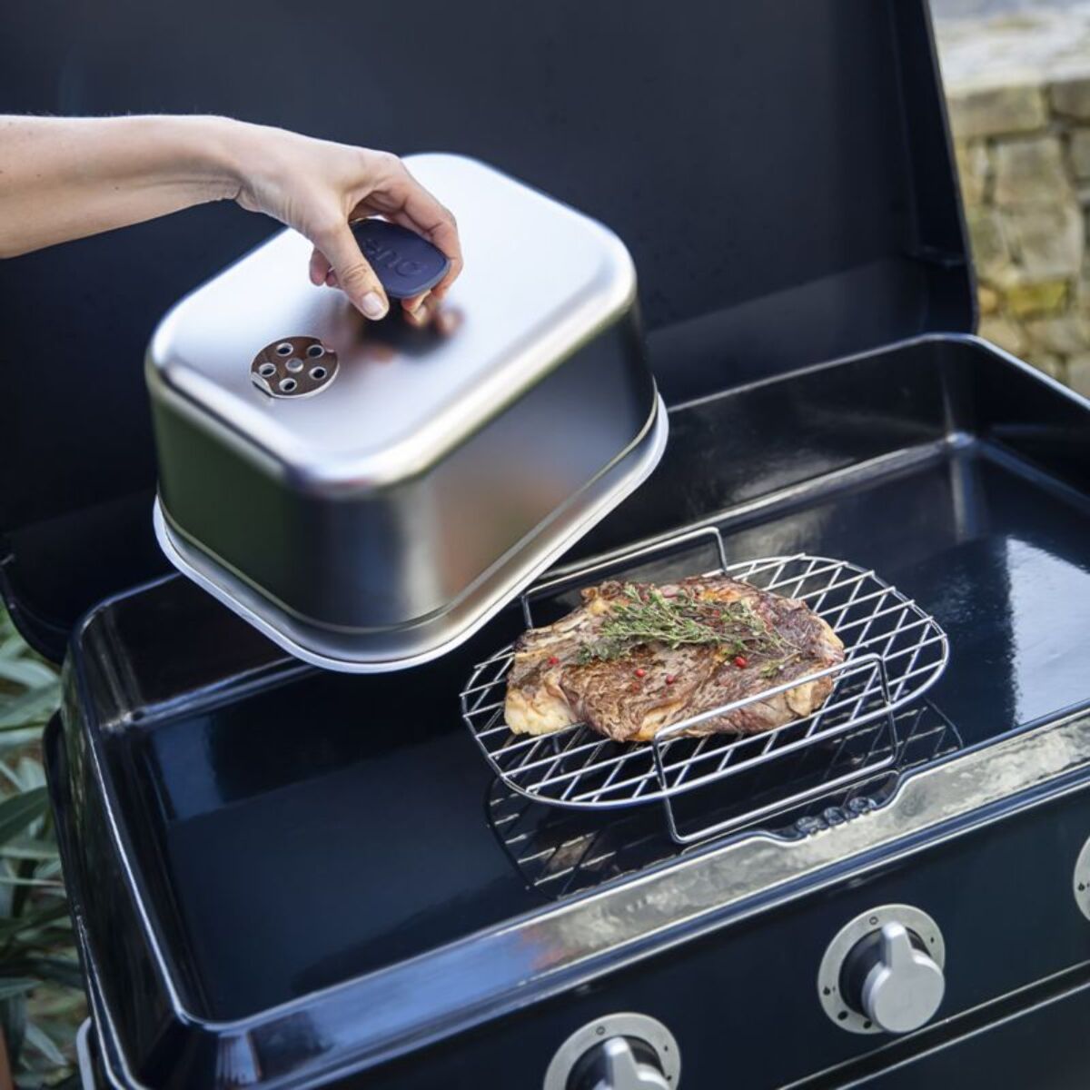 Cloche pour plancha ENO de cuisson inox CR3158