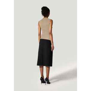 Top senza maniche The Crepe Jersey Top Sleeveles