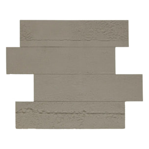 Stickers muraux effet travertin Cary gris graphite 30x38cm