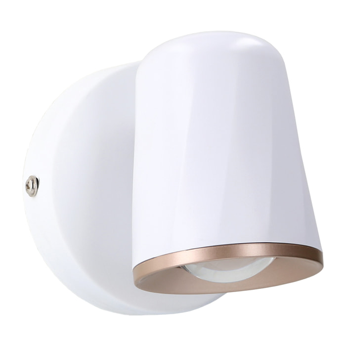Forlight Adri proyector de uso interior para iluminar frontalmente y hacia abajo con luz led en blanco cálido 3000k en color blanco