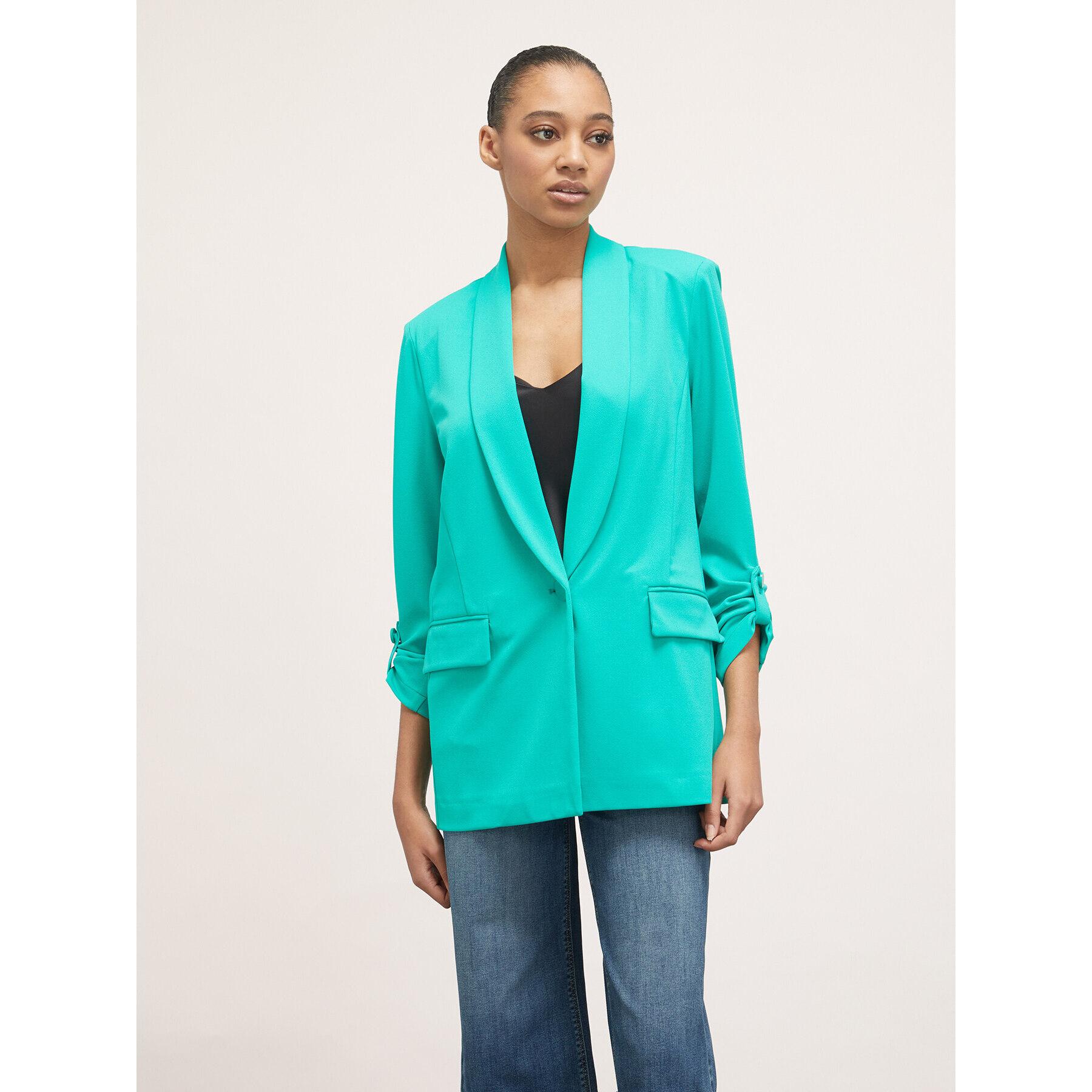 Motivi - Blazer amplio con abotonadura simple - Verde