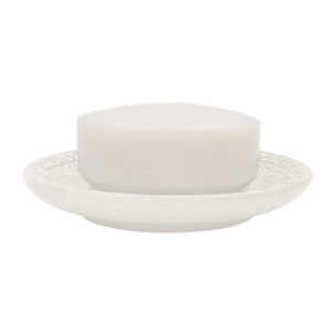 Porte savon Porcelaine RELIEF Blanc Spirella