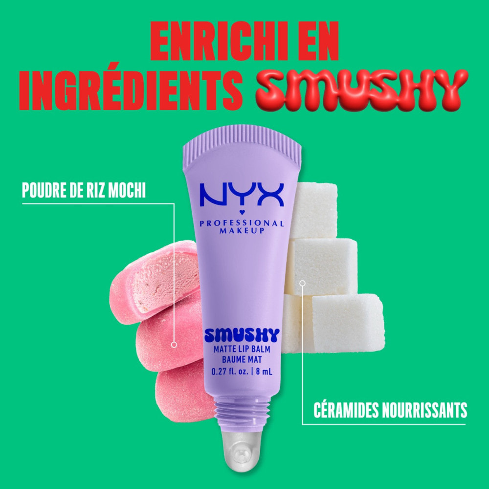 NYX Professional Makeup Smushy baume à lèvres teinté Sugar Smush