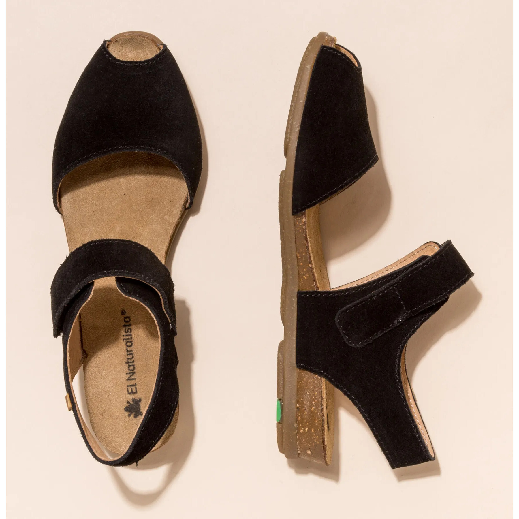 Sandalias N5206 LUX SUEDE BLACK/ STELLA color Black