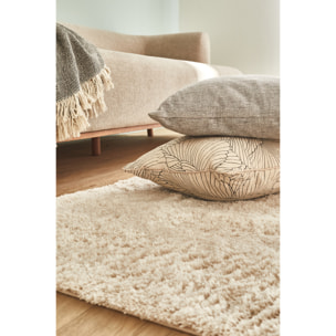 Cosy - tapis salon à poils longs tout doux, crème