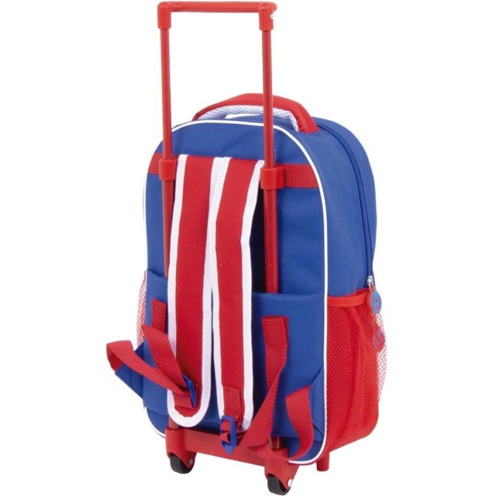 Trolley e Zaino Asilo Avengers Capitan America Iron Man Lui Marvel Multicolor