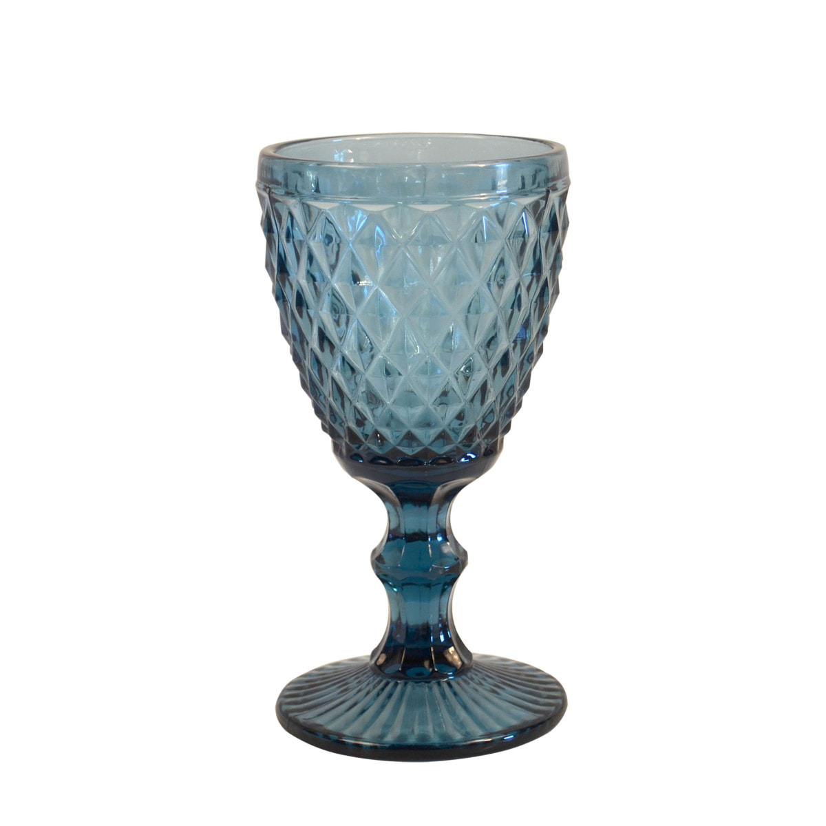 Strass azul - Lote de 6 copas de 20 cl