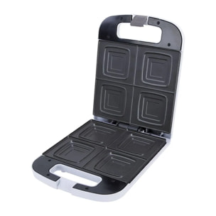 Sandwichera JATA SW551 para 4 sándwiches XXL. Placas antiadherentes. Fácil limpieza