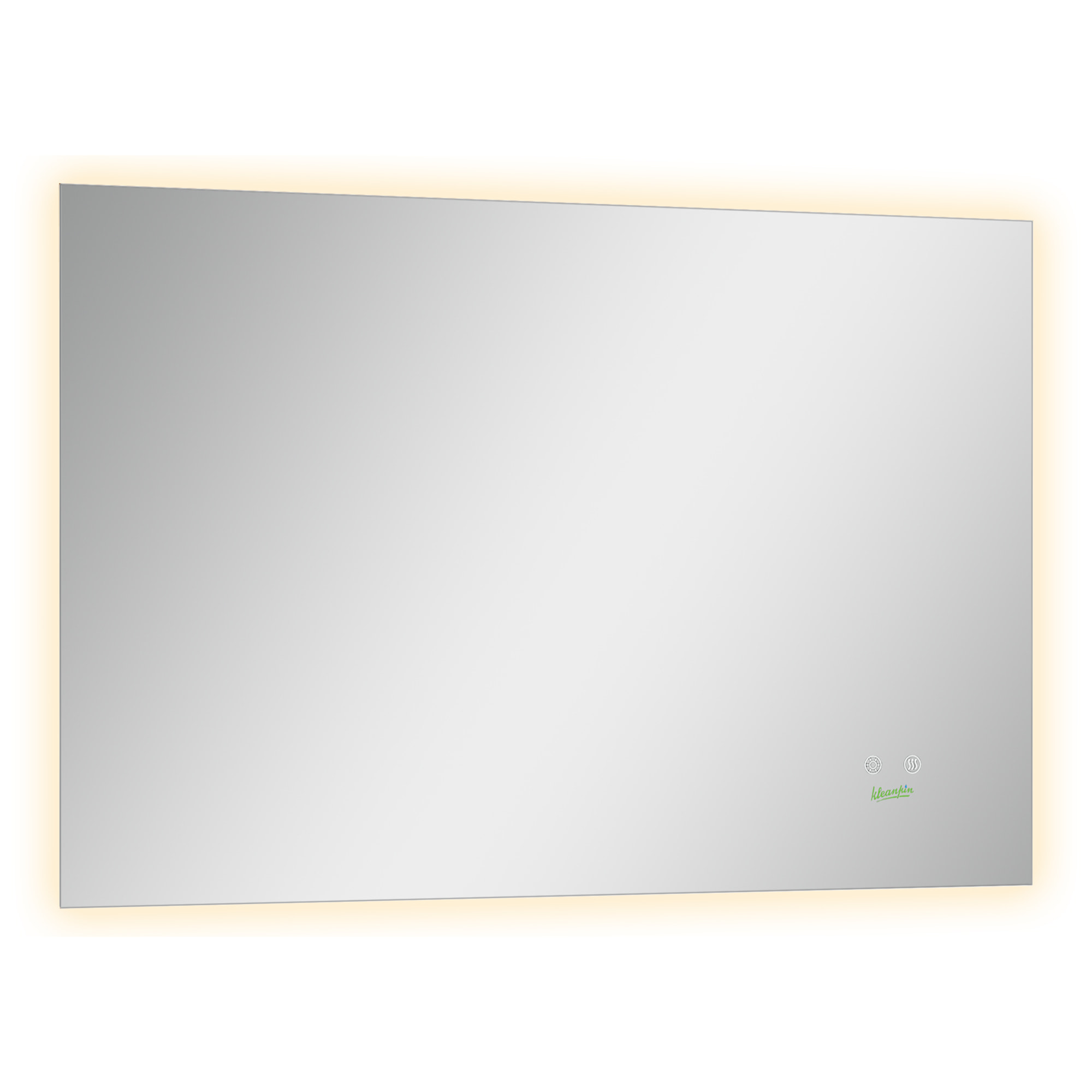 Espejo de Baño con Luz LED Espejo de Pared Antivaho 90x60 cm Interruptor Táctil 3 Luces Ajustable Función de Memoria y Marco de Aluminio Suspensión Vertical u Horizontal Plata