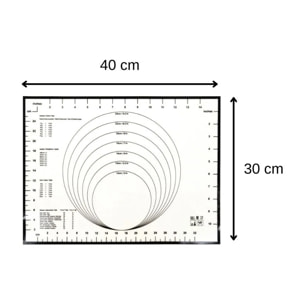Lot de 2 plaques pâtisserie et cuisson 40/30 cm en silicone Zenker Smart Pastry