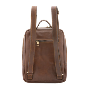 Zaino  unisex In Vera pelle Made in Italy 27x36x8 cm