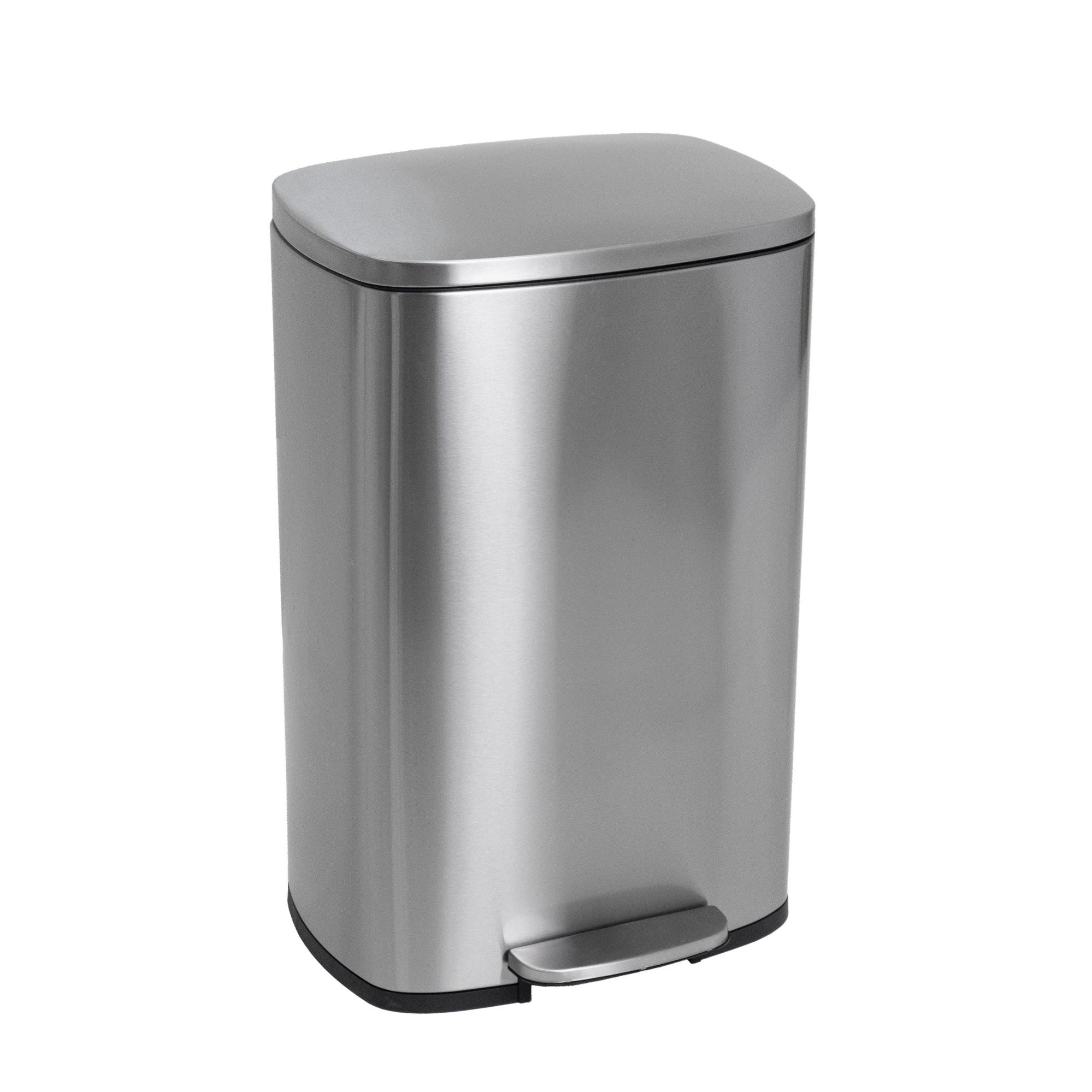 Poubelle à pédale inox ADMIRAL argent 50L
