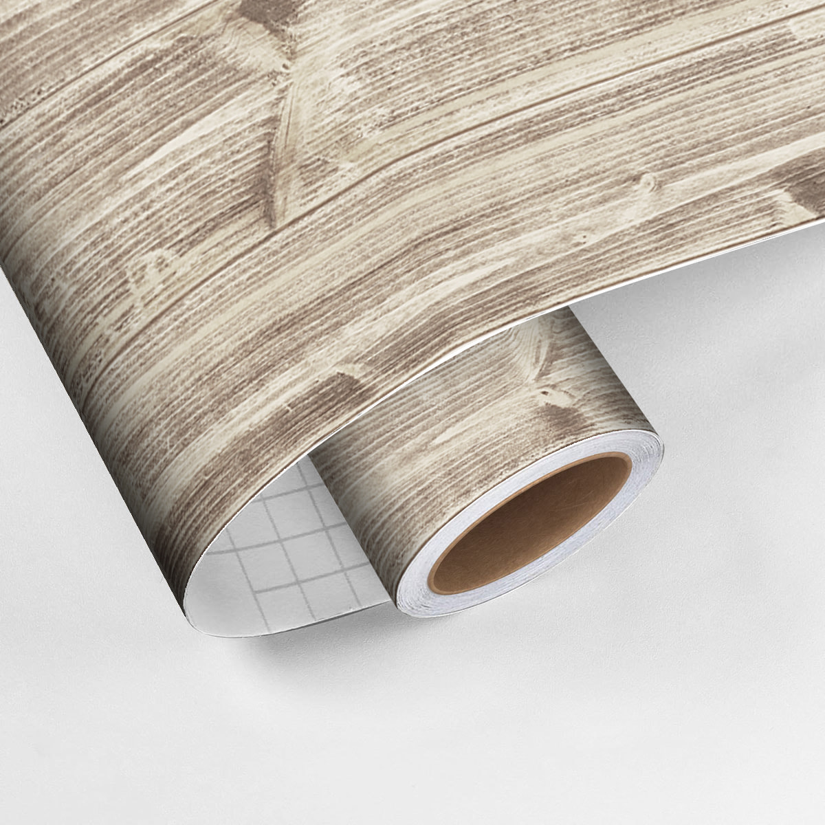 Revêtement sticker sol - PARQUET BOIS DU NEVADA - Rouleau adhésif Protection Anti-dérapant