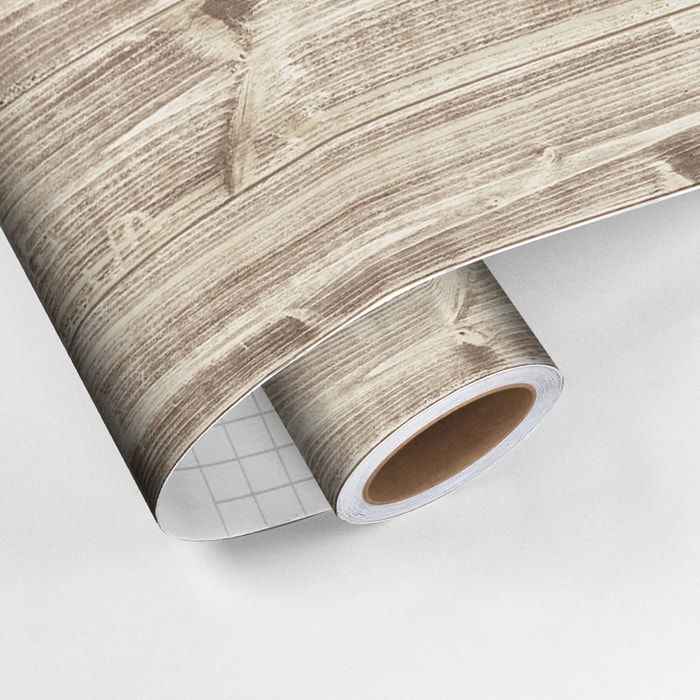 Revêtement sticker sol - PARQUET BOIS DU NEVADA - Rouleau adhésif Protection Anti-dérapant