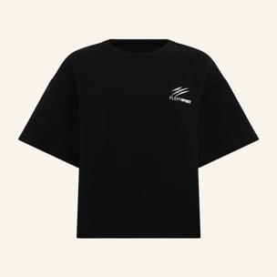 PLEIN SPORT Round Neck T-Shirt Icon Scratch