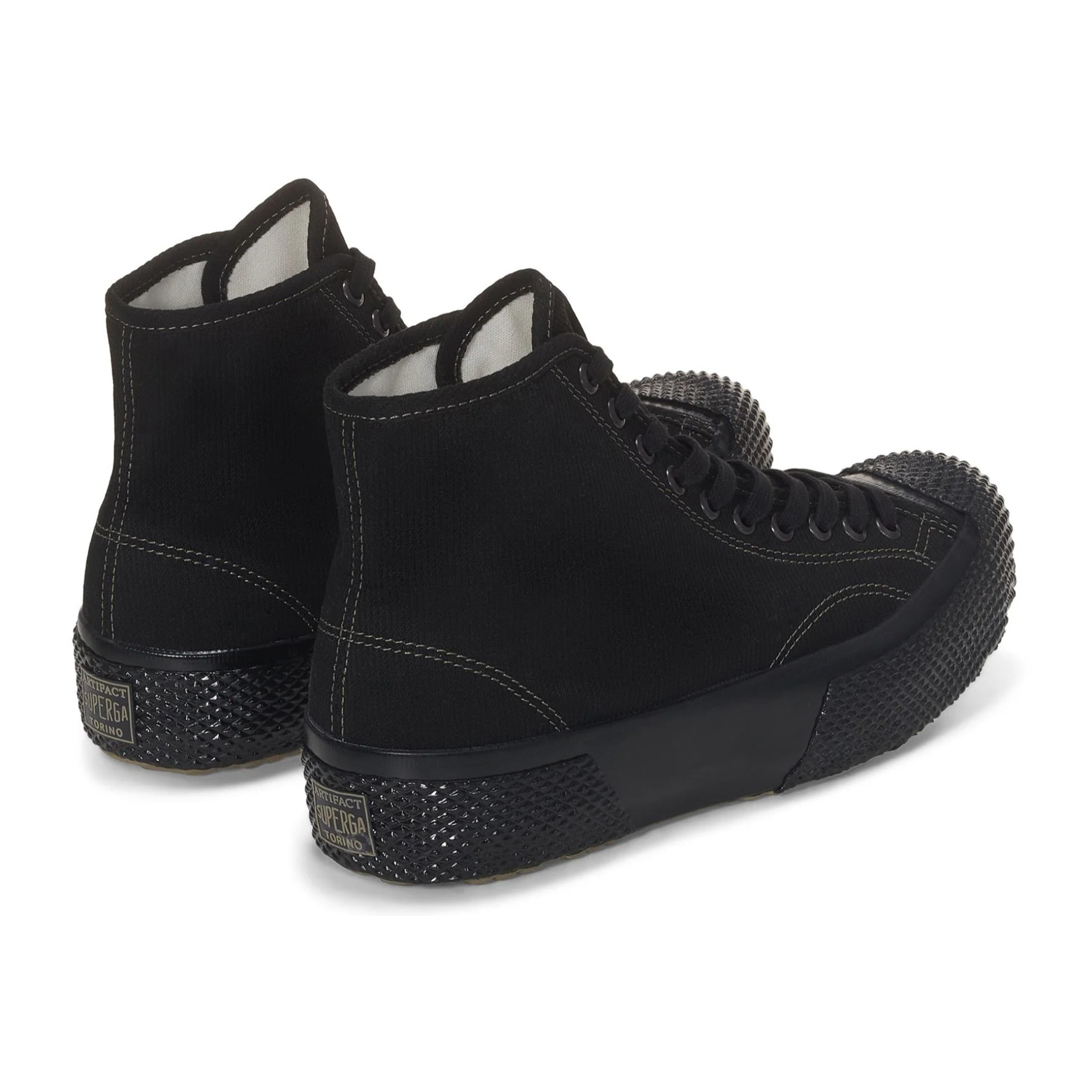 Sneakers Superga Uomo/Donna Nero 2435 MILITARY DECK PIQUE