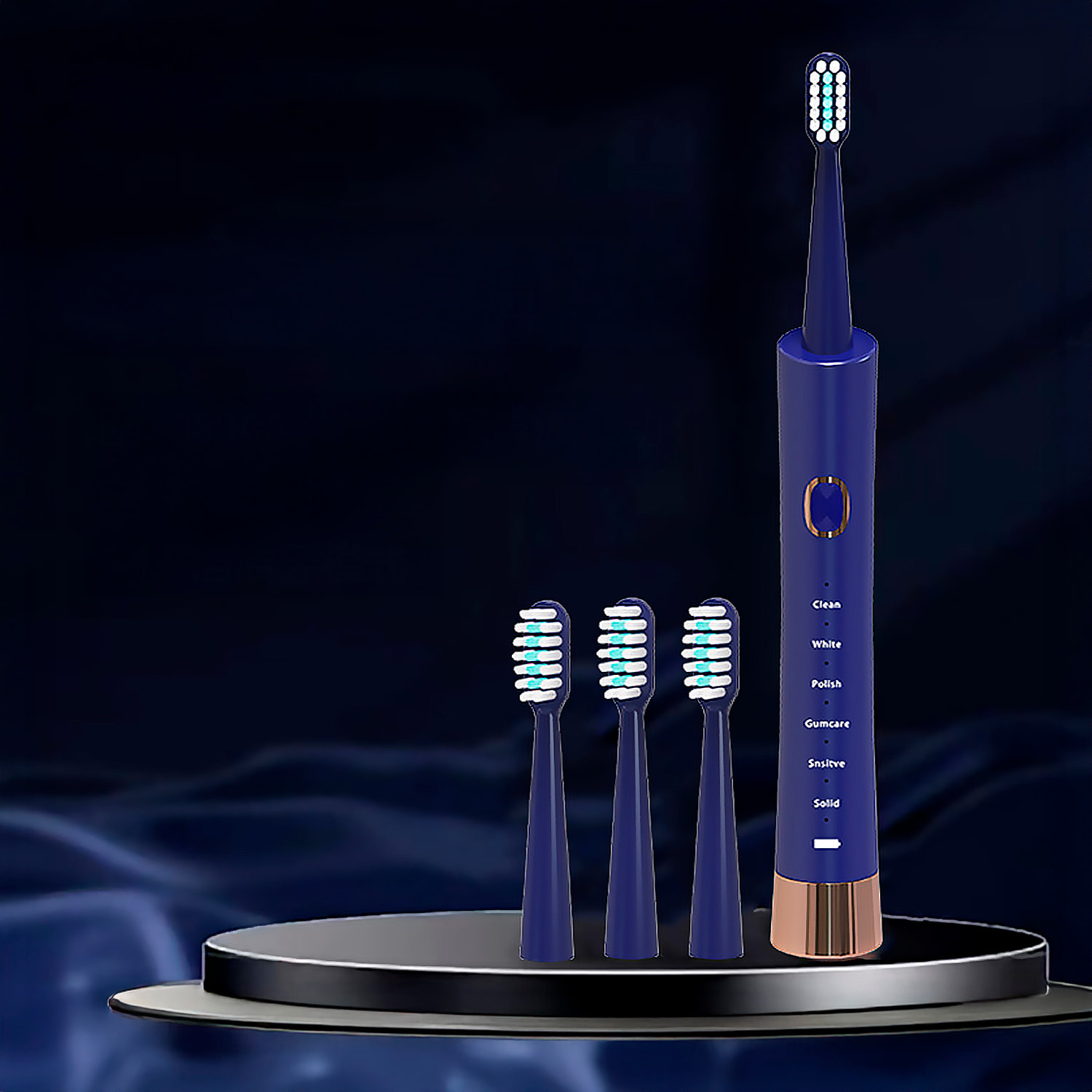 Spazzolino da denti elettrico sonico 38.000rpm. 6 modalità. Corpo impermeabile IPX8.