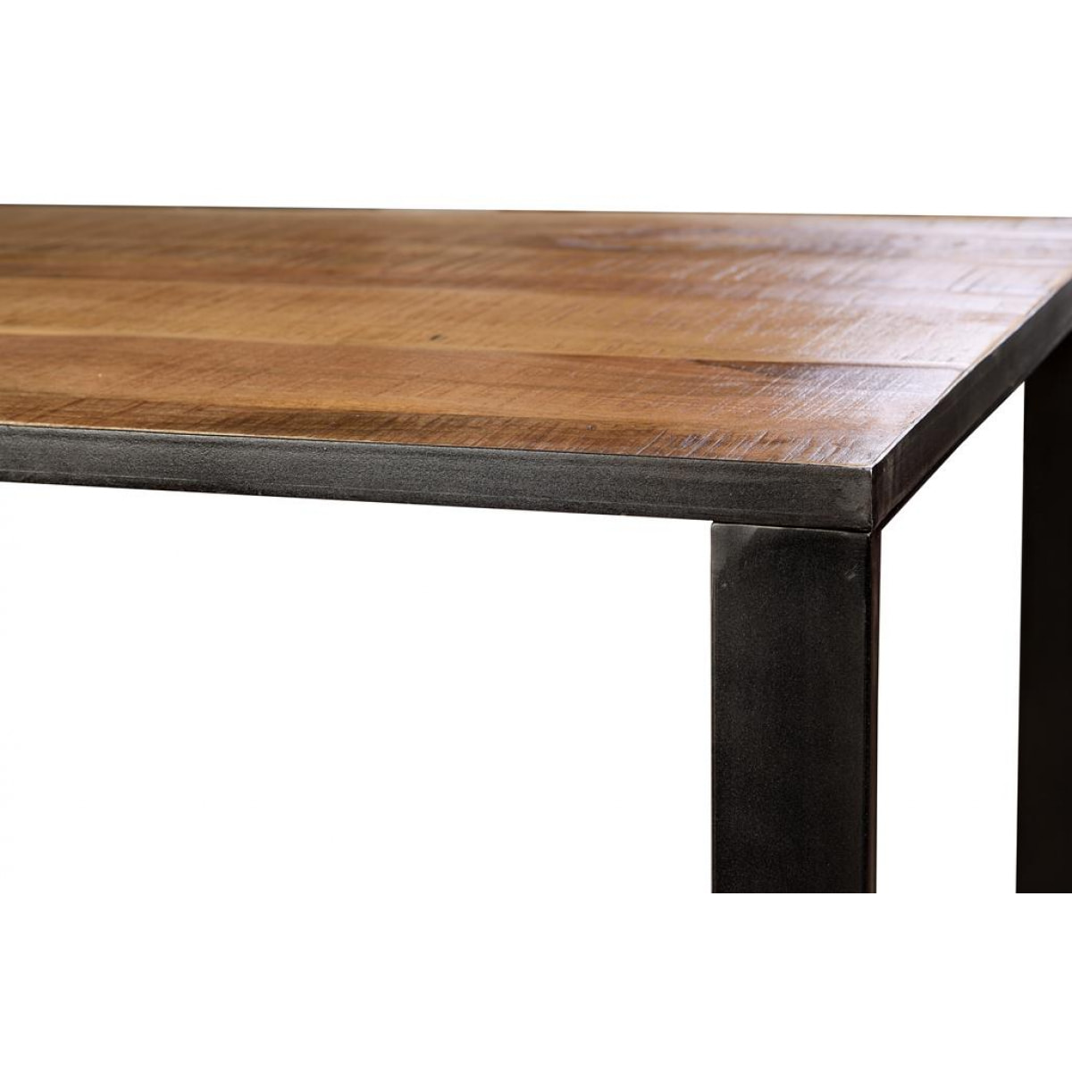 Mesa de comedor - Madera de Mango y Hierro - 180x90x78cm