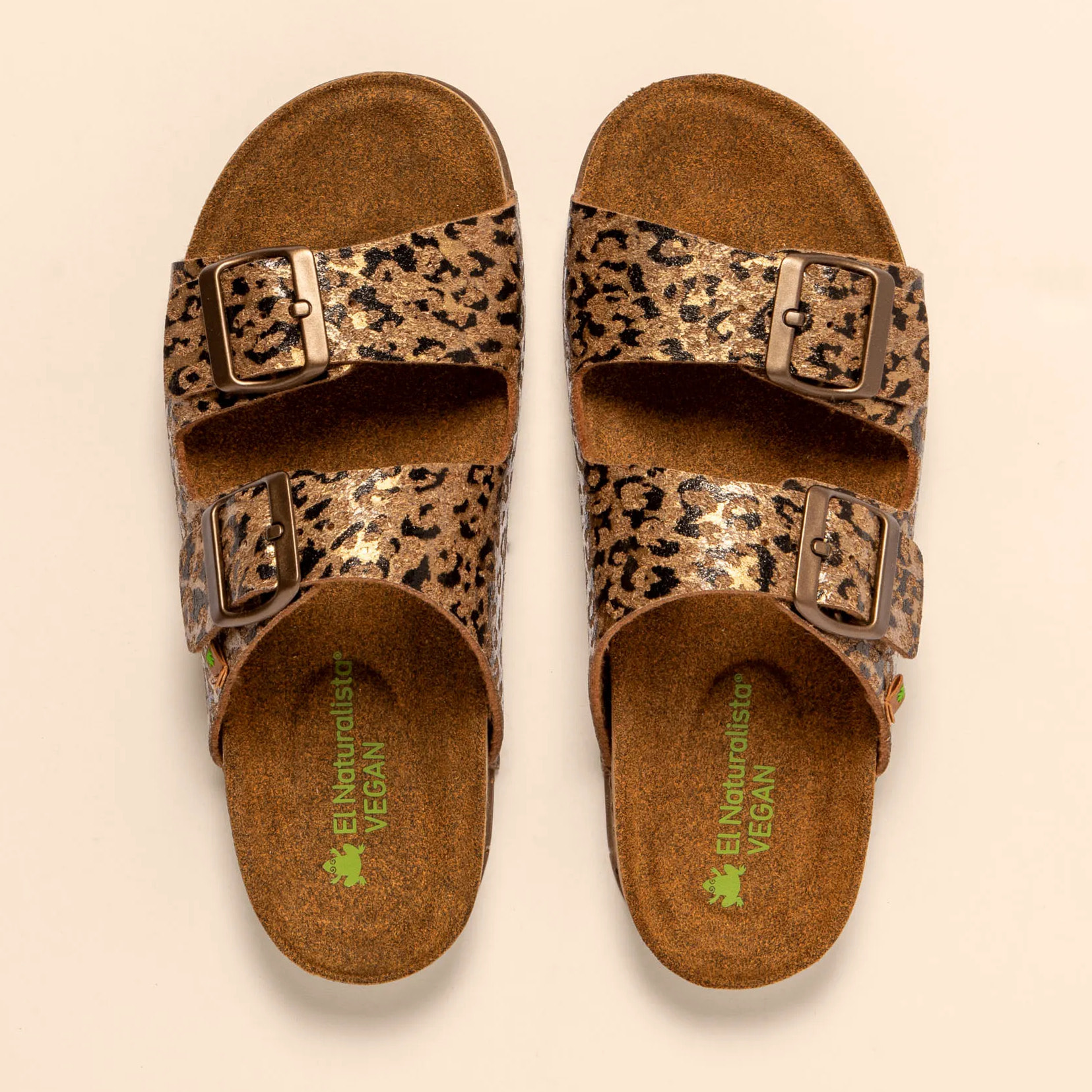 Sandalias N5797P PALMA GOLD LEOPARD / BALANCE color Gold leopard