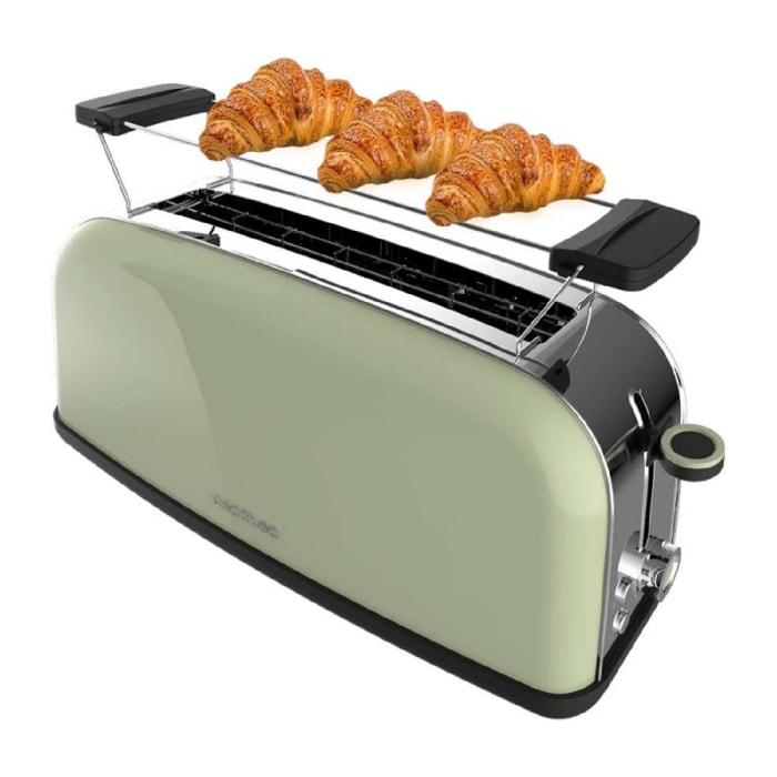 Cecotec Grille-pain vertical Toastin' time 850 Green Long