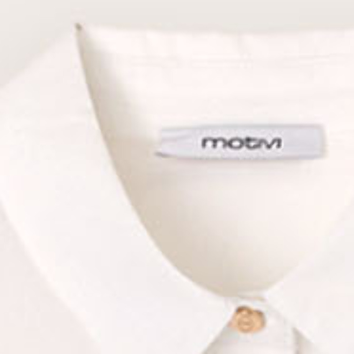 Motivi - Camisa en popelina de mezcla de algodón - Blanco