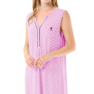 Camisón corto rosa