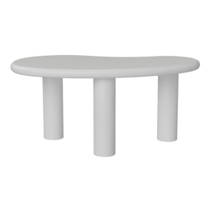Hibiscus – Table basse design en magnésie blanche