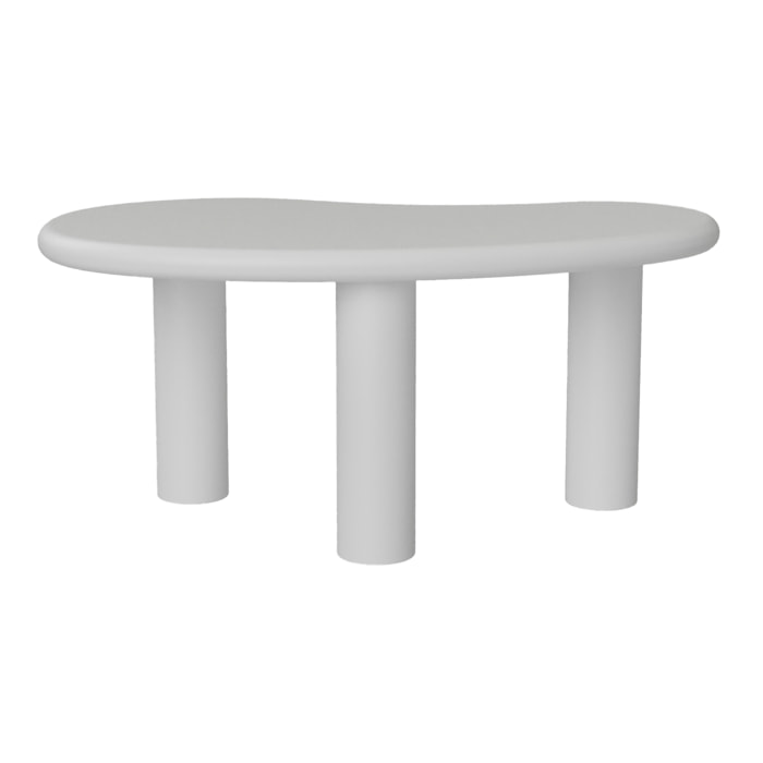 Hibiscus – Table basse design en magnésie blanche
