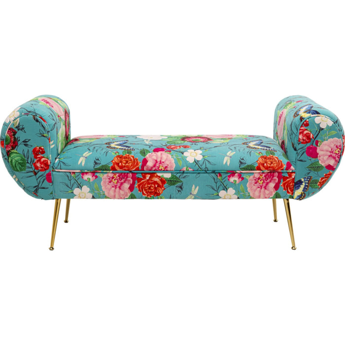 Banc Trono Flower Fever bleu Kare Design