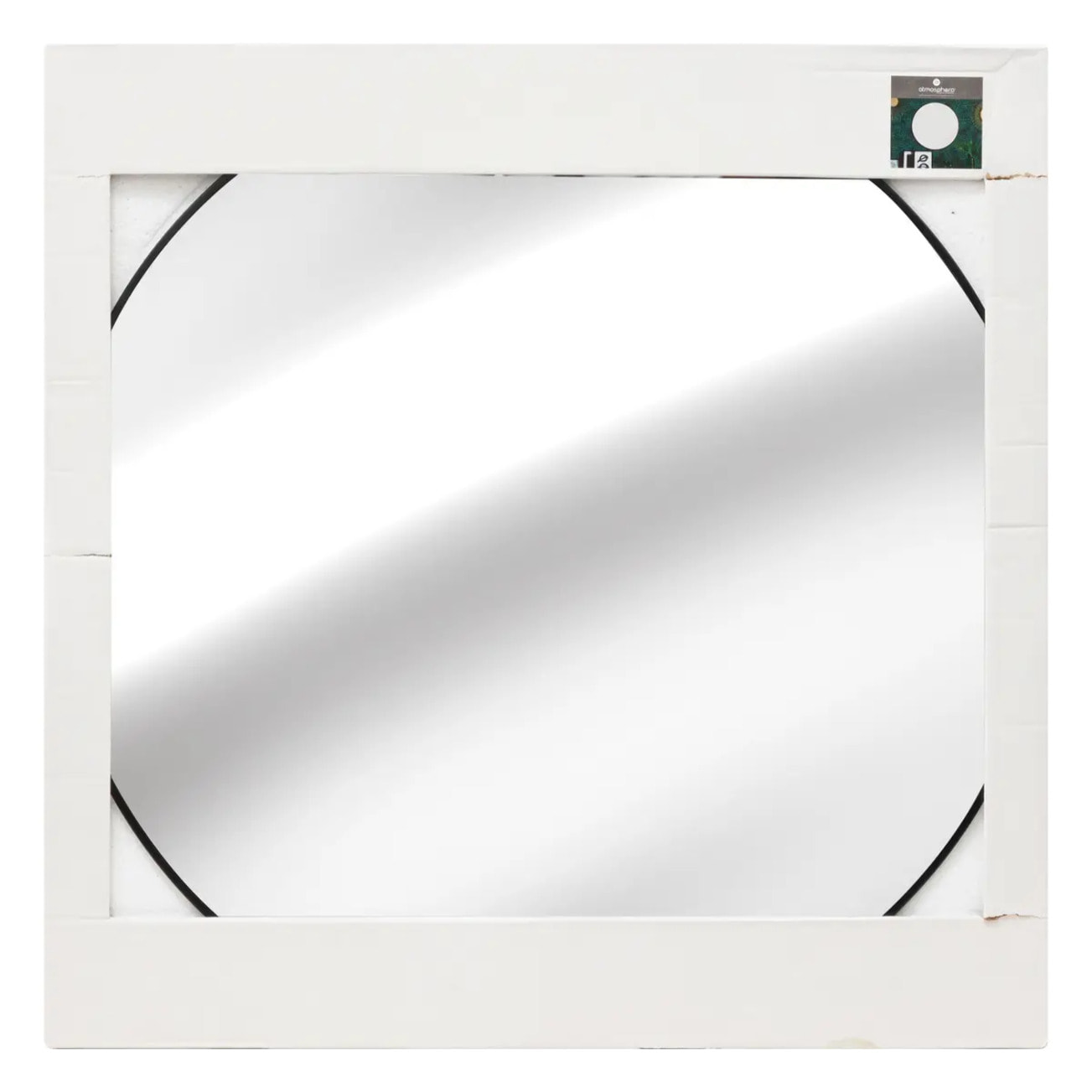 Miroir "Alice" métal noir D76cm