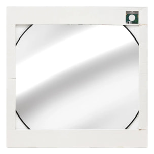 Miroir "Alice" métal noir D76cm