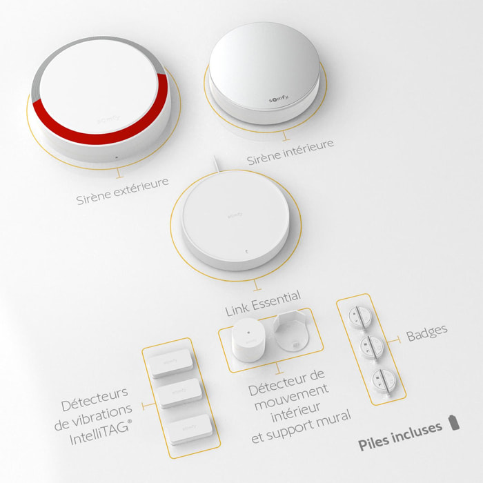 Home Alarm Essential Plus - Alarme maison sans fil connectée