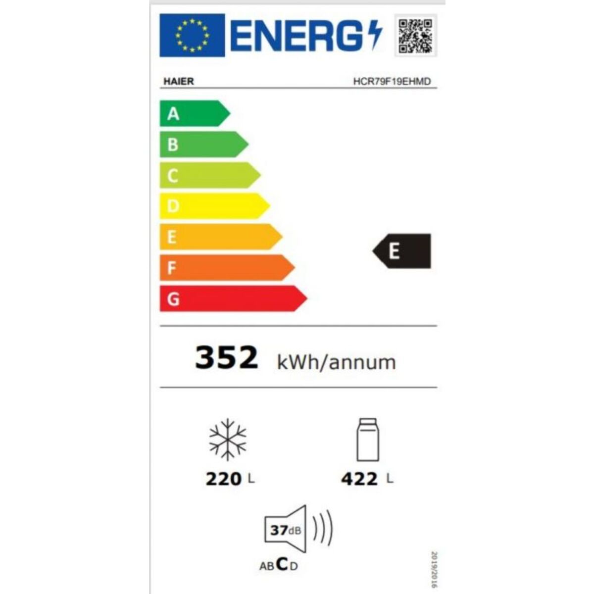 Réfrigérateur multi portes HAIER HCR79F19EHMD