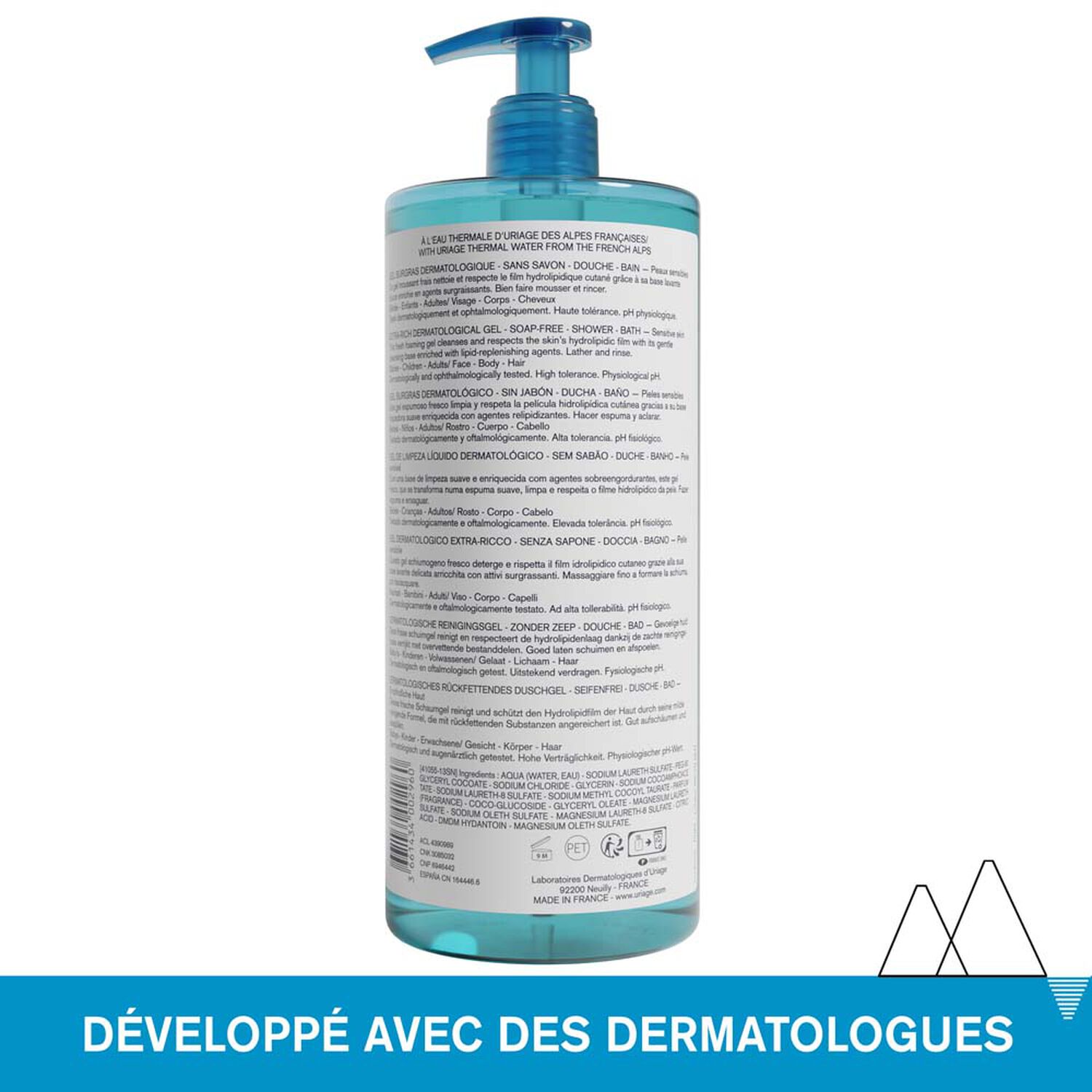 Gel Surgras Dermatologique - Moussant Nettoyant