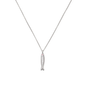 Collar Aqua Fish Acero