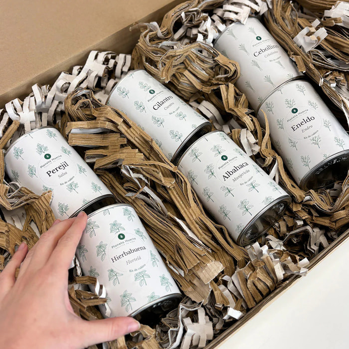 Pack Kits de cultivo aromáticas Planeta Huerto