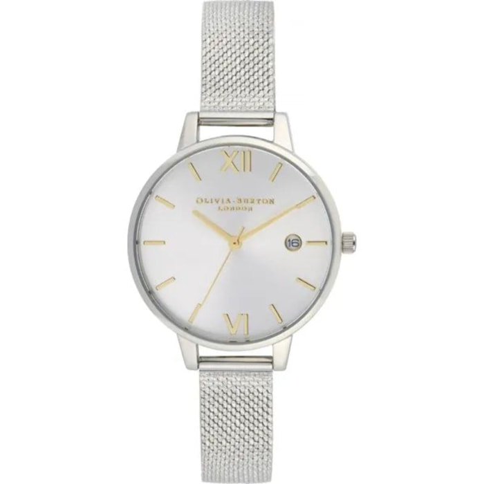 Reloj Olivia Burton OB16DE02 Mujer Analogico Cuarzo con Correa de Acero inoxidable