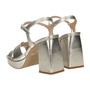 Sandali Donna Tata Italia Argentato