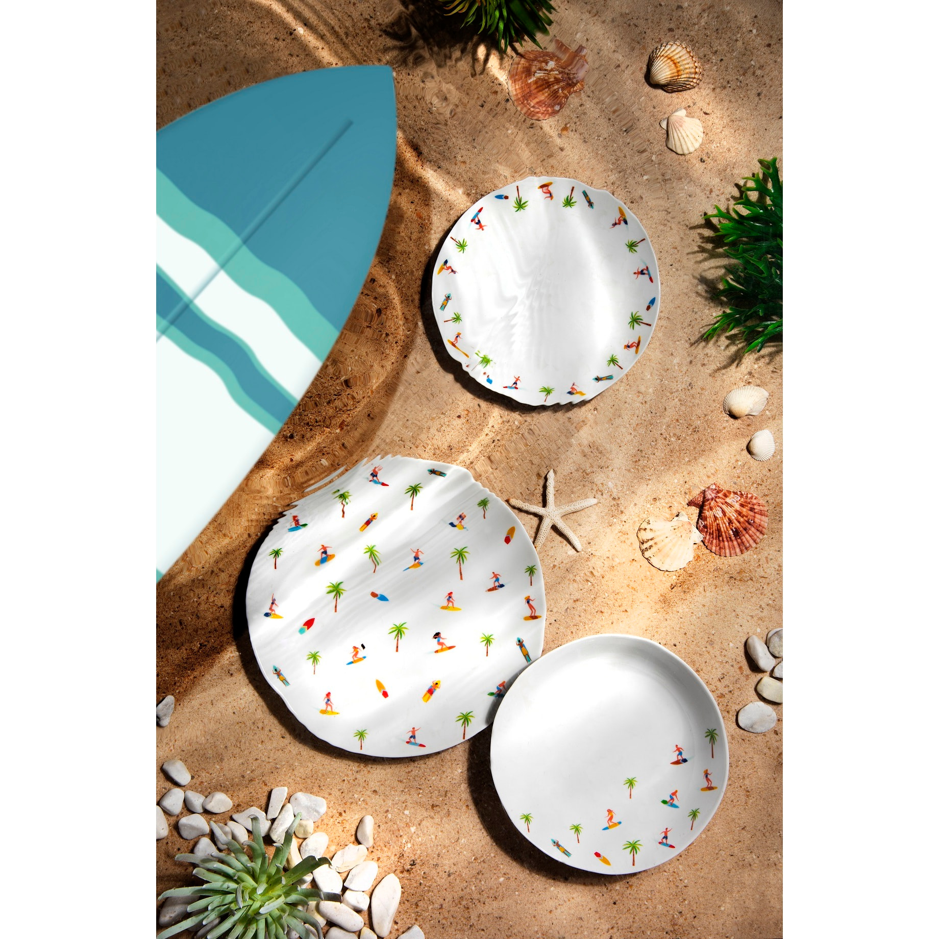 Servizio piatti 18 pezzi Excelsa – Honolulu, Porcellana Bianco