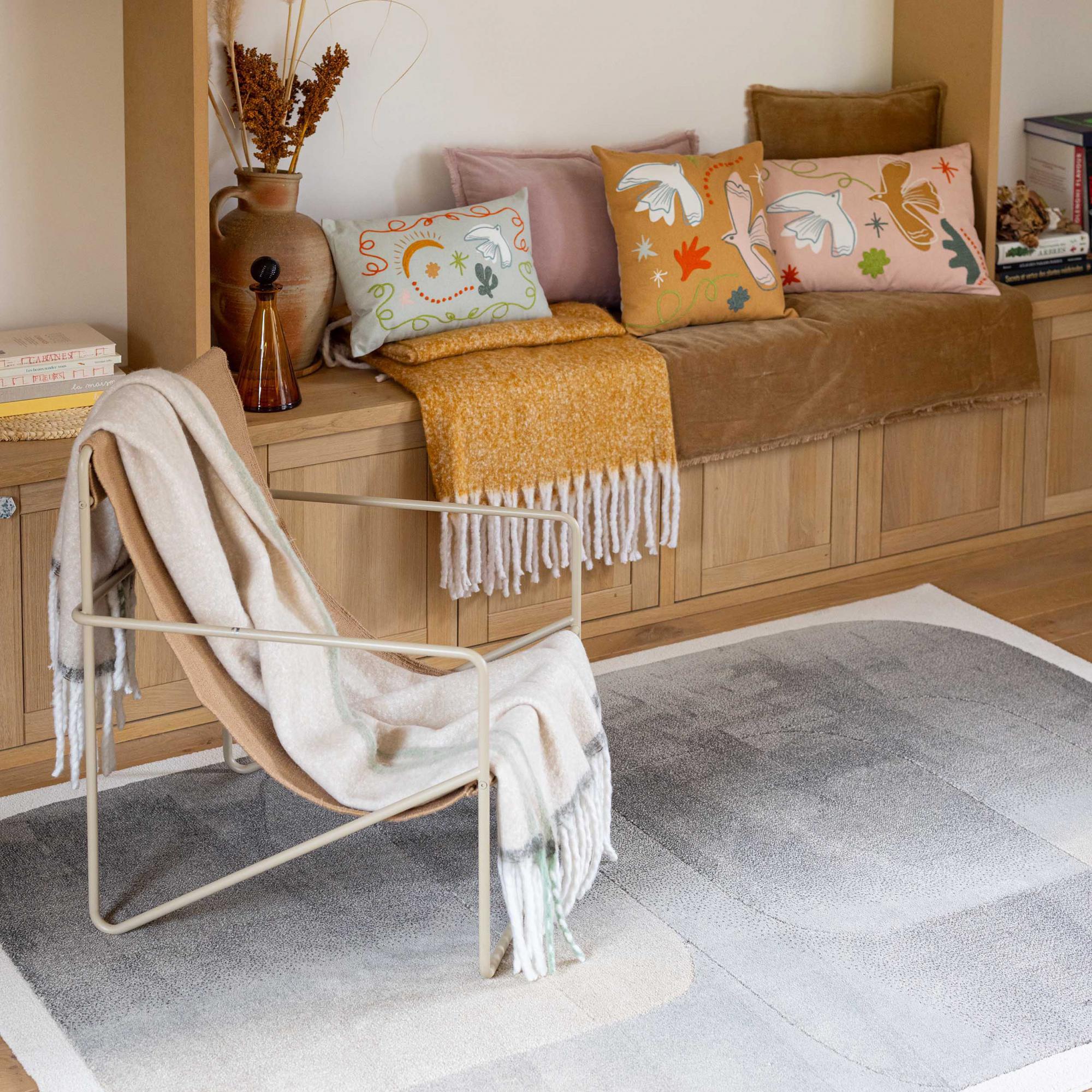 Coussin brodé Anka