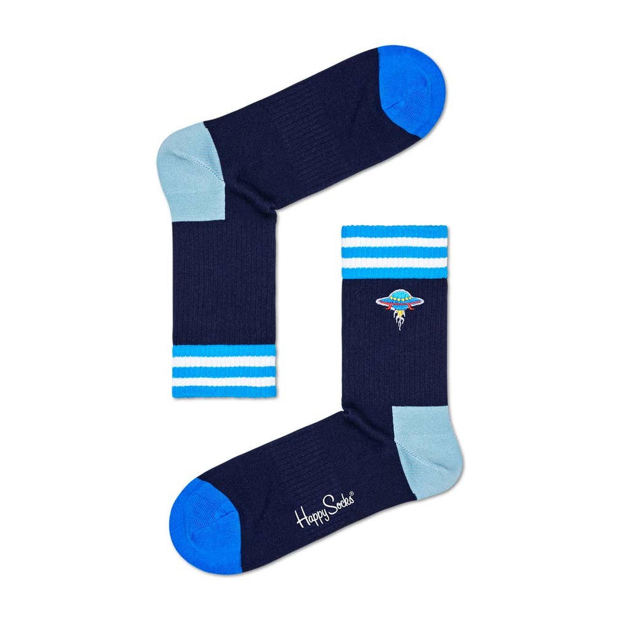 Calcetines athletic embroidery ufo 3/4 crew