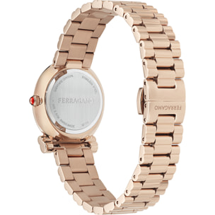 Ferragamo Reloj Analógico De Cuarzo Vb-Gancini Twisted 28Mm-F