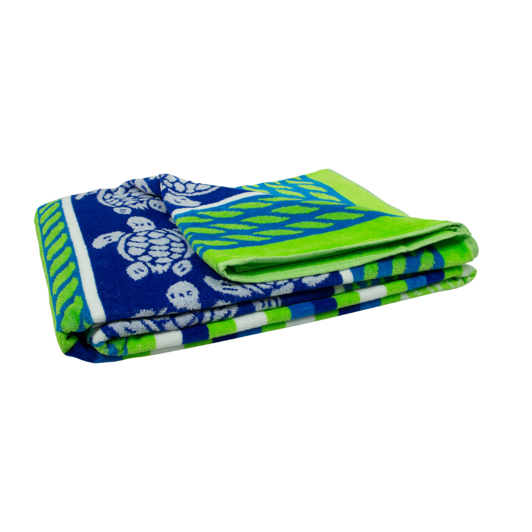 Telo Mare Spugna Jacquard Spiaggia Disegno Modica